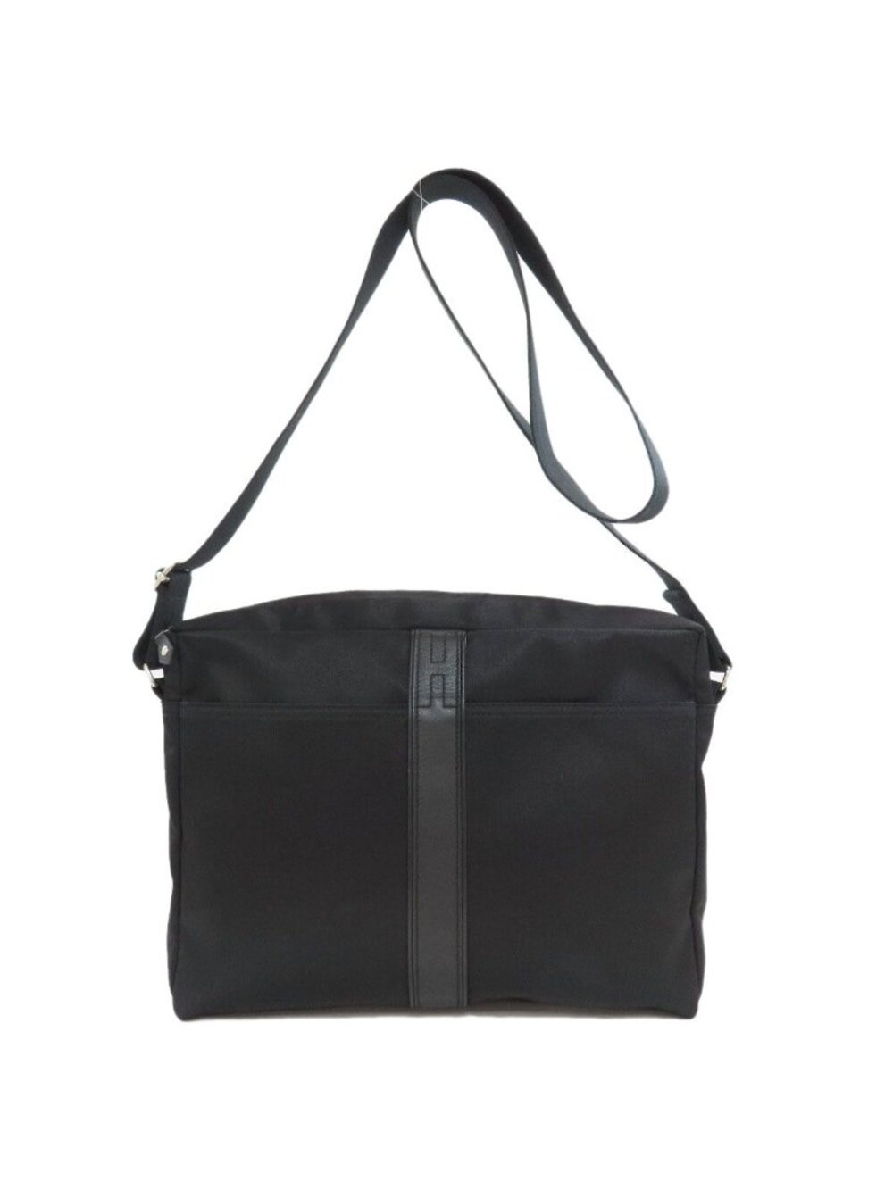 Hermes Acapulco Besace MM Silver Business Bag Polyester Cotton